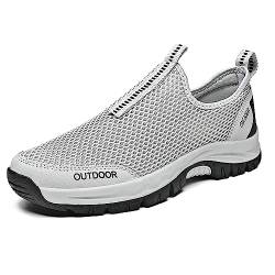 Herren Outdoor Fitnessschuhe Atmungsaktive Mesh Schuhe Slipper Sportschuhe Sneaker Turnschuhe Laufschuhe Pumps Aquaschuhe Badeschuhe Strandschuhe Größe 39-48 von Aoikoy