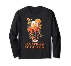 Its Spritz O Clock Aperrollin Outfit für Cocktail Sprüche Langarmshirt von Aperrollin Spritz Bekleidung als Geschenkidee