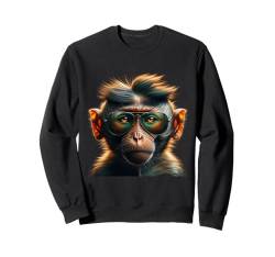 Bonnet Macaque Shirt Affe Portrait Wildlife Exotic Ape Tee Sweatshirt von Apes Empire