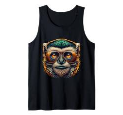 Eule Affe Shirt Affe Portrait Wildlife Exotic Ape Tank Top von Apes Empire