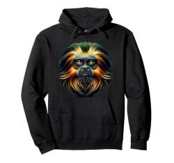 Golden Lion Tamarin Shirt Affe Portrait Wildlife Lustiger Affe Pullover Hoodie von Apes Empire