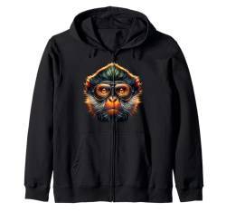 Titi Monkey Shirt Affe Portrait Wildlife Exotic Funny Ape Kapuzenjacke von Apes Empire