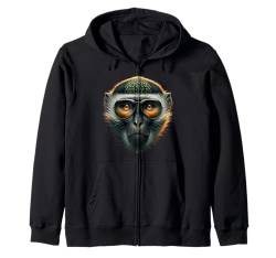 Vervet Monkey Shirt Affe Portrait Wildlife Exotic Ape Face Kapuzenjacke von Apes Empire