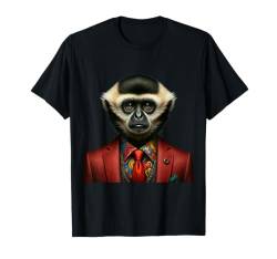 Western Hoolock Gibbon Shirt Affe Portrait Lustiges Affengesicht T-Shirt von Apes Empire