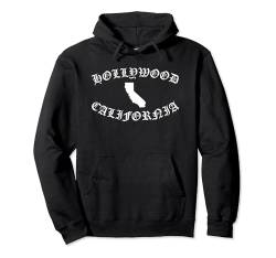 Hollywood Los Angeles California Vintage Sunset West Schild Pullover Hoodie von Apparel of California