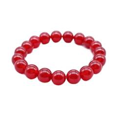 Aqxyedc Naturstein Weiß Blau Rot Golden Gelb Perlenarmband Vintage Charme Runde Kette Perlen Armbänder Schmuck for Frauen Freund Geschenk wanglan(Beads 6mm_SL-00104) von Aqxyedc