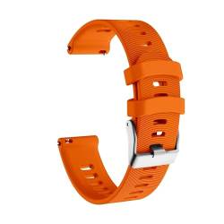 Aqxypas Armband for Forerunner 245 Band 20mm Sport Bands Frauen Armband Mädchen Silikon Zubehör for Forerunner 165(Orange,D2 Air X10) von Aqxypas