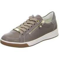 Ara Rom - Damen Schuhe Sneaker Schnürer Glattleder braun von Ara