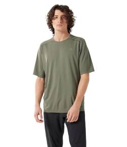 Arc'teryx Cormac Herren-Shirt mit Rundhalsausschnitt, atmungsaktiv, schnell trocknend, Workout-Shirts für Herren, Fitnessstudio, Fitness, Wandern, Laufen, Forage Heather II, Größe L von Arc'teryx