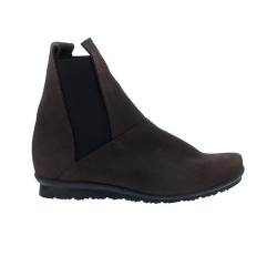 arche Barook Chelsea Boots, Ruwa-Nubukleder, Truffe (Dunkelbraun), Lactae Noir, Gummizüge Gr. 42 von Arche