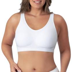 Argumub Glammering Shapewear BH Glammering Premium Wireless Shaper Bra Sports Bra Bustier Push up Padded (DE/NL/SE/PL, Alphanumerisch, L, Regular, Regular, White) von Argumub