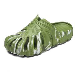 Argumub Monstera-Schuhe, bunte Monstera-Hausschuhe, Sommer-Strand-Wolkenhausschuhe für Damen und Herren (Style-H, Erwachsene, Damen, 37, Numerisch (von/bis), EU Schuhgrößensystem, 38, M) von Argumub