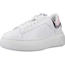 Armani Exchange Damen Comfortable Fit, Light Weight Sneaker, Optical White, 41 EU Schmal von Armani Exchange