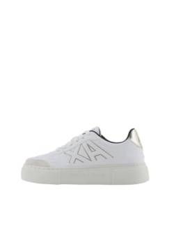 Armani Exchange Damen Kurt, color contrast, chunky sole Sneaker, Op.white + pale, 38.5 EU von Armani Exchange