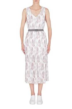 Armani Exchange Damen Plisse, klassische Passform. Dress, Opt. White Secret Garden, 10 von Armani Exchange