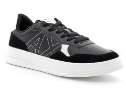 Armani Exchange Herren Seattle Low Contrast Stitched Side Logo Sneaker, Schwarz, 44 EU von Armani Exchange