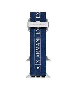 Armani Exchange - IOS Band Collection, blaue Farbe, 100% rPET-Armband für Herren AXS8024 von Armani Exchange