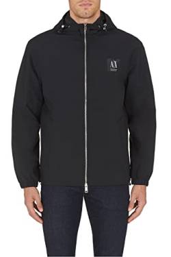 Armani Exchange Unisex Basics By Armani Nylon Jacket, Schwarz, M EU von Armani Exchange