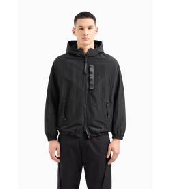 Armani Exchange für Herren. 3DZB23ZN4FZ1200 Wendbarer Windbreaker schwarz (M), Lässig, Polyester von Armani Exchange