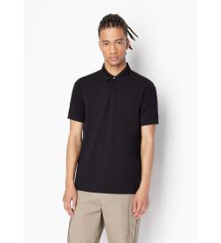 Armani Exchange für Herren. 8NZF91ZJ81Z1200 Klassisches Baumwoll-Poloshirt schwarz (M), Lässig, Baumwolle, Kurzarm von Armani Exchange