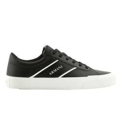 Armani Exchange für Herren. XUX165XV758S277 Turnschuhe Logo schwarz (44), Wohnung, Schnürsenkel, Lässig von Armani Exchange