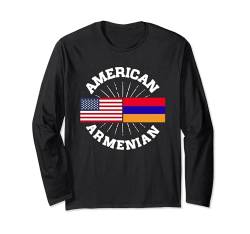 Armenien-Flagge Langarmshirt von Armenian Gifts for Women and Men