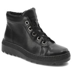 Schwarze Trapperschuhe Armodo Gefütterte Damenschuhe von Armodo