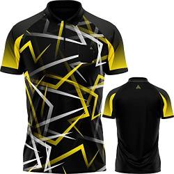 Arraz Flare Dartshirt Black & Yellow XXXXL von Arraz