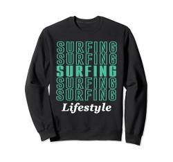 Surfen Lifestyle Surfbretter Surf Sommer Kleidung Herren Damen Sweatshirt von Art-Wear