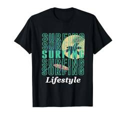 Surfen Lifestyle Surfbretter Surf Sommer Kleidung Herren Damen T-Shirt von Art-Wear
