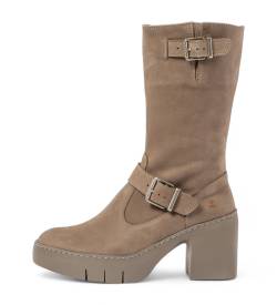 Art für Damen. 116571220003_020 Lederstiefel 1657 Taupe (37), 3 bis 5 cm, Reißverschluss, Lässig von Art