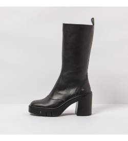 Art für Damen. 119761101003_001 1976 Nappaleder-Stiefel schwarz -Absatzhöhe: 9cm (38), 5 bis 8 cm, 8 bis 10 cm, Reißverschluss, Lässig von Art