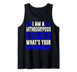 Arthrogryposis Awareness Survivor Support Zitat Schmetterling Tank Top von Arthrogryposis Awareness Products (Lwaka)