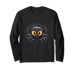 Lustige Spinne - Spinnennetz - Halloween - Gliederfüßer Langarmshirt von Arthropods - Cute Spider - Halloween