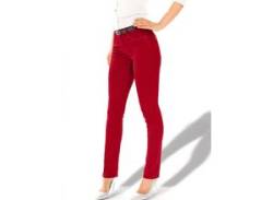 Slim-fit-Jeans ASCARI Gr. 46, Normalgrößen, rot Damen Jeans von Ascari