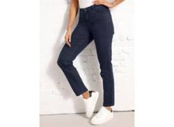 Slim-fit-Jeans ASCARI Gr. 17, Kurzgrößen, blau (dark blue) Damen Jeans Röhrenjeans von Ascari