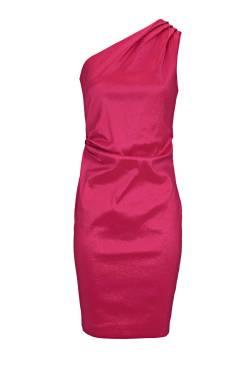 ASHLEY BROOKE Damen Damen Minikleid One Shoulderkleid Pink von Ashley Brooke