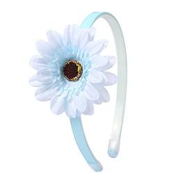 Stirnband mit Blumenmotiv für Mädchen, Frühling, Strand, Sommer, rutschfest, Partyhut, Sonnenblumen-Haarband, Frühlings- und Sommer-Stirnbänder von Asukohu