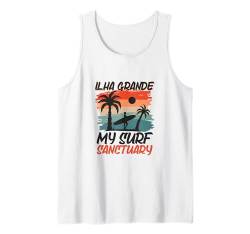 Surfing bei Ilha Grande Tank Top von Atlantik Urlaub in Brasilien