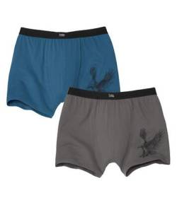 2er-Pack Boxershorts mit Motiv von Atlas For Men