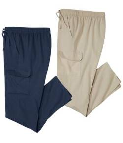 2er -Pack Cargo-Hosen Freizeit von Atlas For Men