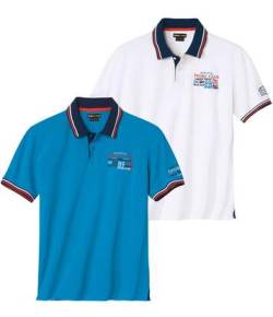 2er-Pack Poloshirts Pacific Sport Club von Atlas For Men