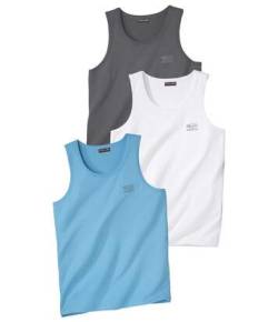 3er-Pack Tanktops Beach Sport von Atlas For Men