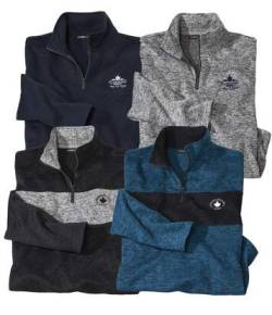 4er Pack Molton-Sweatshirts von Atlas For Men