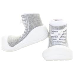 Attipas Sneakers Grau (Größe: 24) - ergonomische Baby Lauflernschuhe | Kinder Barfußschuhe, Hausschuhe von Attipas