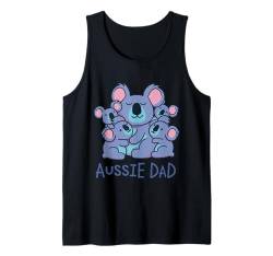 Süßer Koala Australien Aussie Papa Mama Familie Männer Frauen Kinder Tank Top von Australian Patriotic Tees