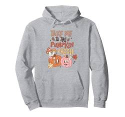 "Take Me to the Pumpkin Patch – Cute Retro Fall Women Girls Pullover Hoodie von Autumn Grooves Retro Vibes Clothing Co.