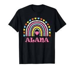 Alana süßes buntes Regenbogen-Design für Mädchen Name Alana T-Shirt von Awesome Alana Designs for Girls Name Alana