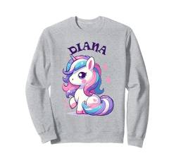 Diana Niedliches Einhorn-Design für Mädchen, Name Diana Sweatshirt von Awesome Diana Designs for Girls Name Diana