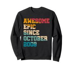 16 Year Old Awesome Epic Since Oktober 2008 16th Birthday Sweatshirt von Awesome Epic Since Birthday Gifts Store By Mj